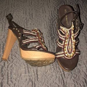 BCBG Beaded Heels